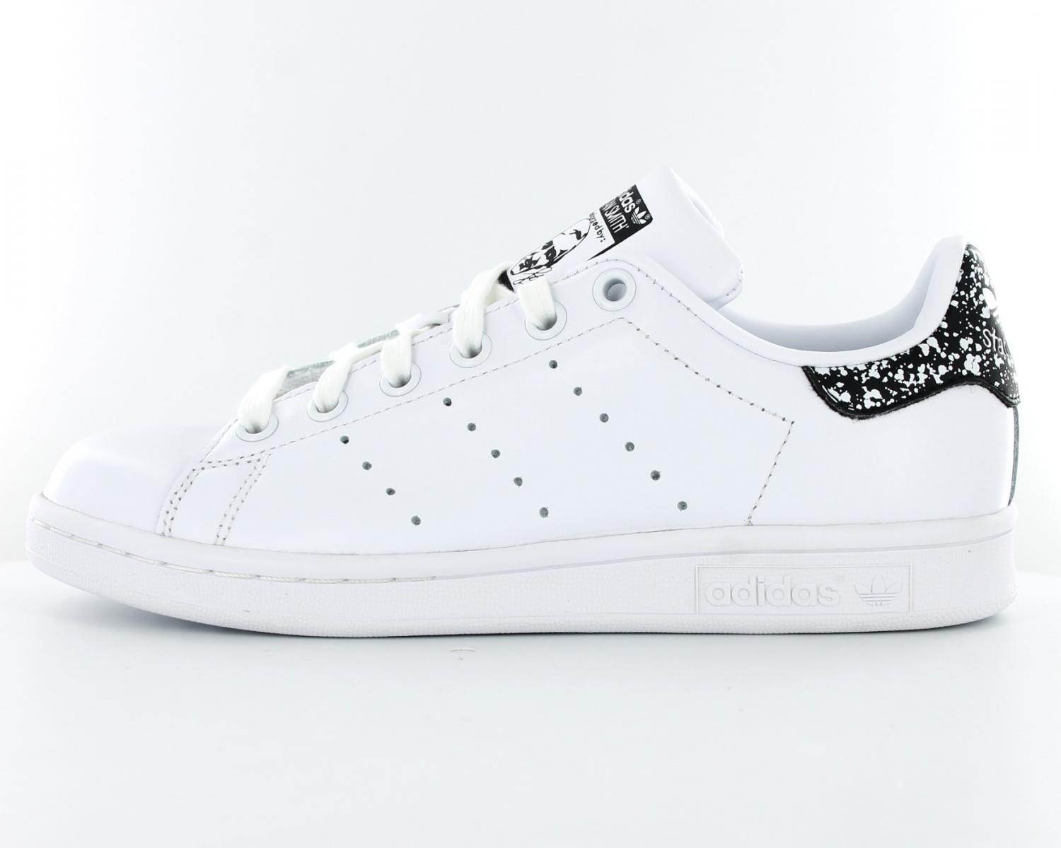 adidas stan smith femme blanche et bleu